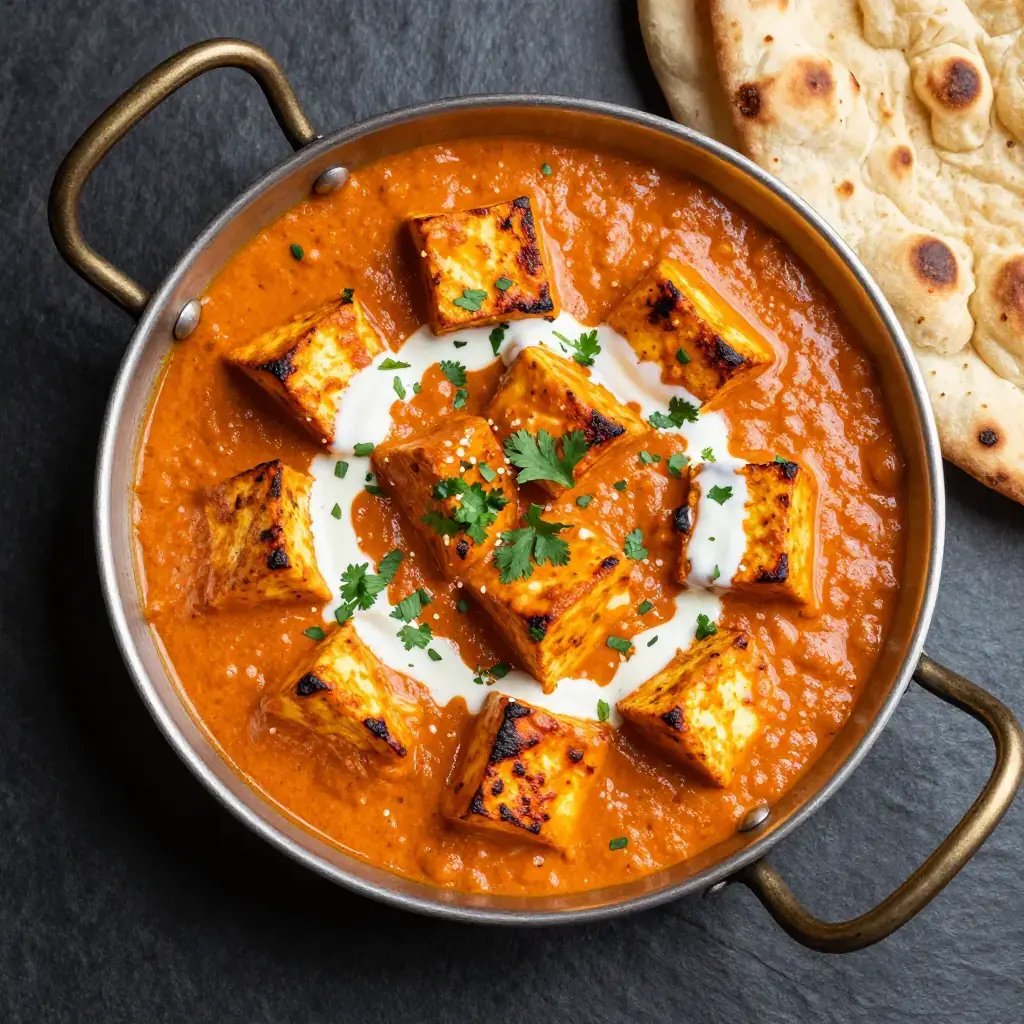 Paneer Tikka Masala (पनीर टिक्का मसाला — Tandoor-Baked Cheese in Spiced Tomato Cream)