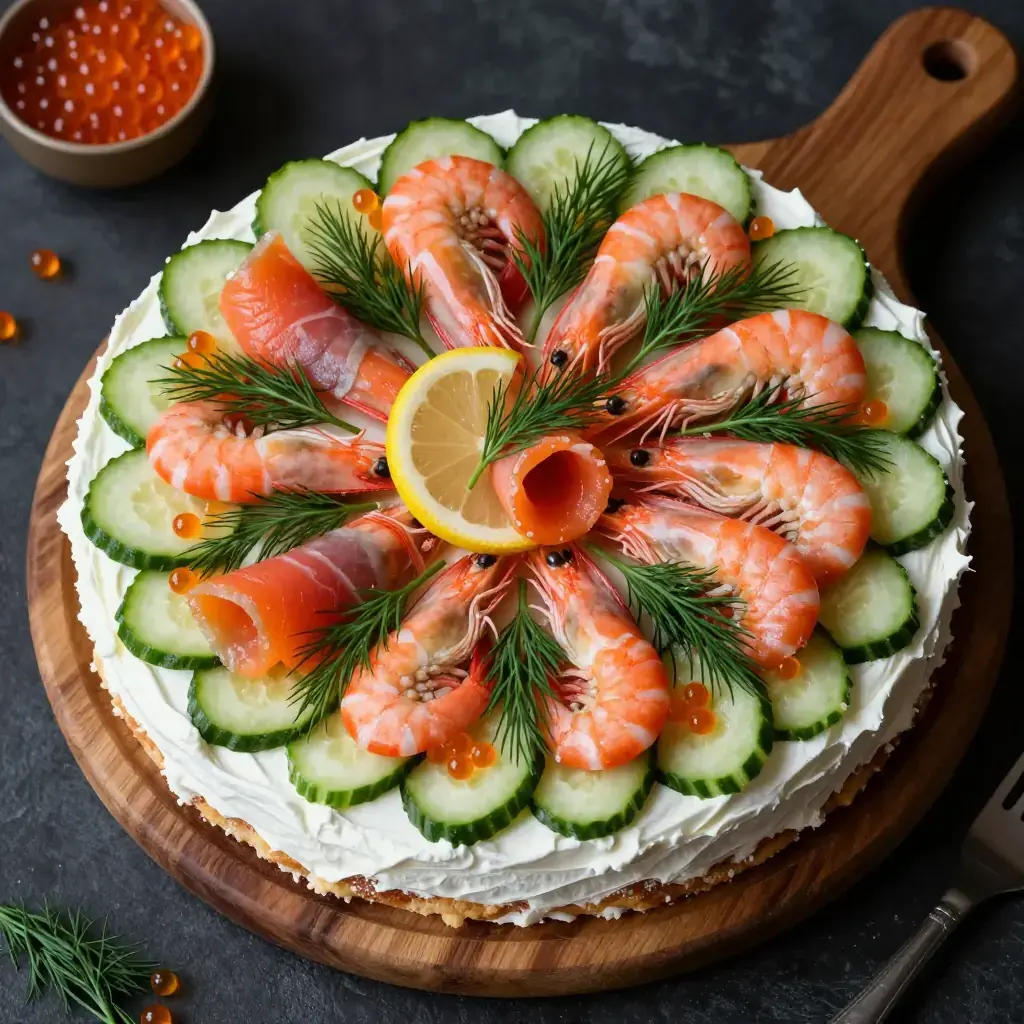 Smörgåstårta (Swedish Sandwich Cake)