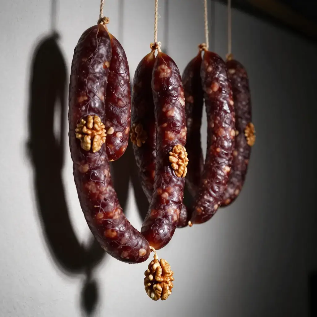 Churchkhela (ჩურჩხელა — Georgian Walnut and Grape Must Candy)