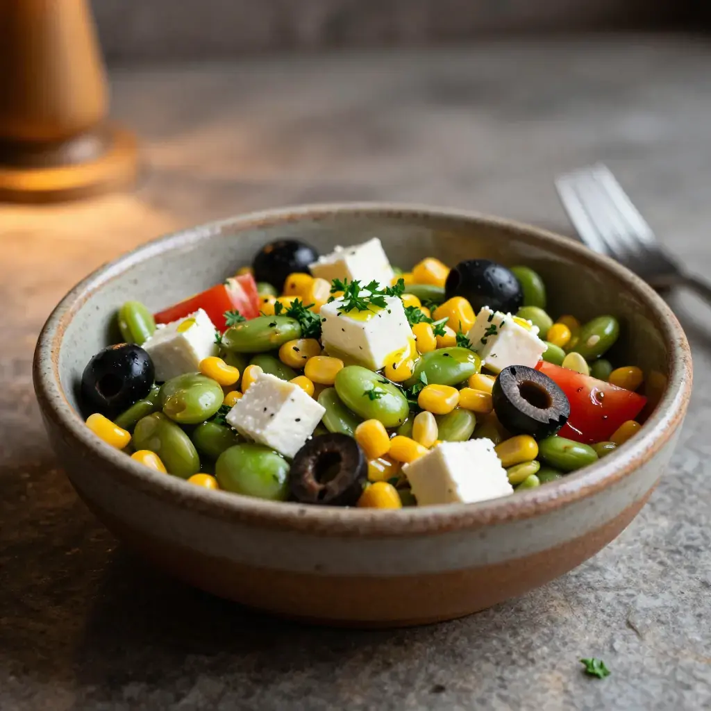Solterito de Arequipa (Peruvian Fresh Bean and Cheese Salad from Arequipa)
