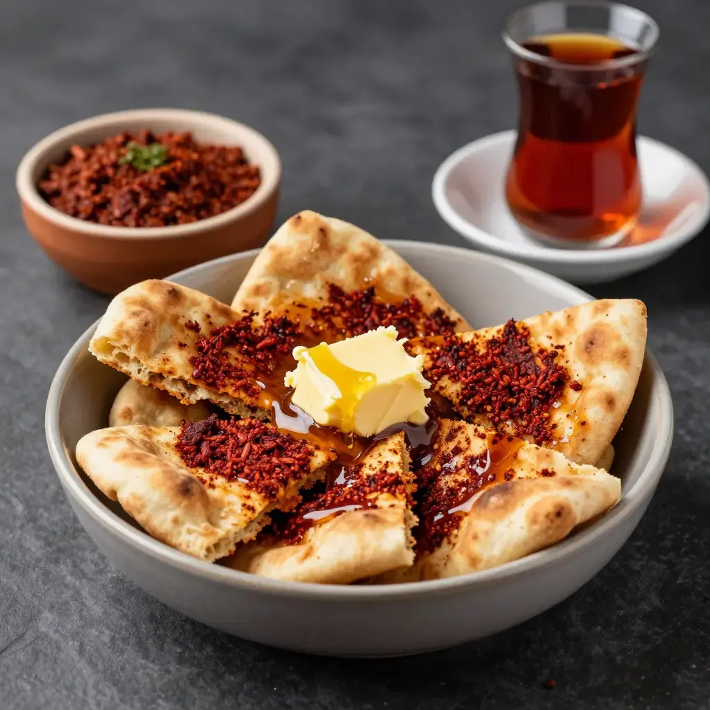 Chechebsa (ጨጨብሳ — Ethiopian Torn Flatbread with Spiced Butter and Honey)
