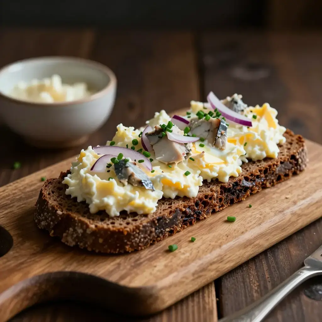 Gubbröra (Swedish Egg and Anchovy Smörgås Spread)