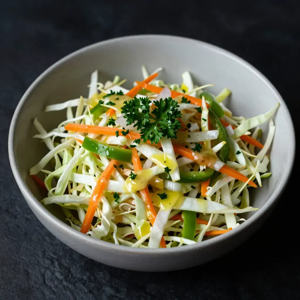 Ensalada de Col Cubana (Cuban Fresh Cabbage and Herb Slaw)