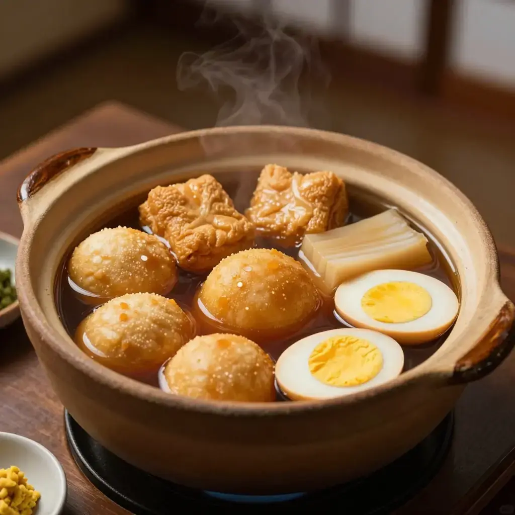Oden (おでん — Japanese Slow-Simmered Winter Hotpot with Daikon and Tofu)