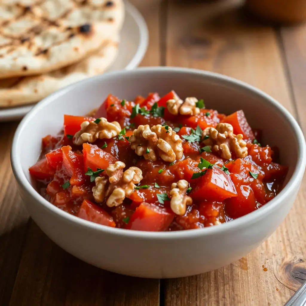 Satsebeli (საწებელა — Georgian Raw Tomato and Walnut Herb Sauce)