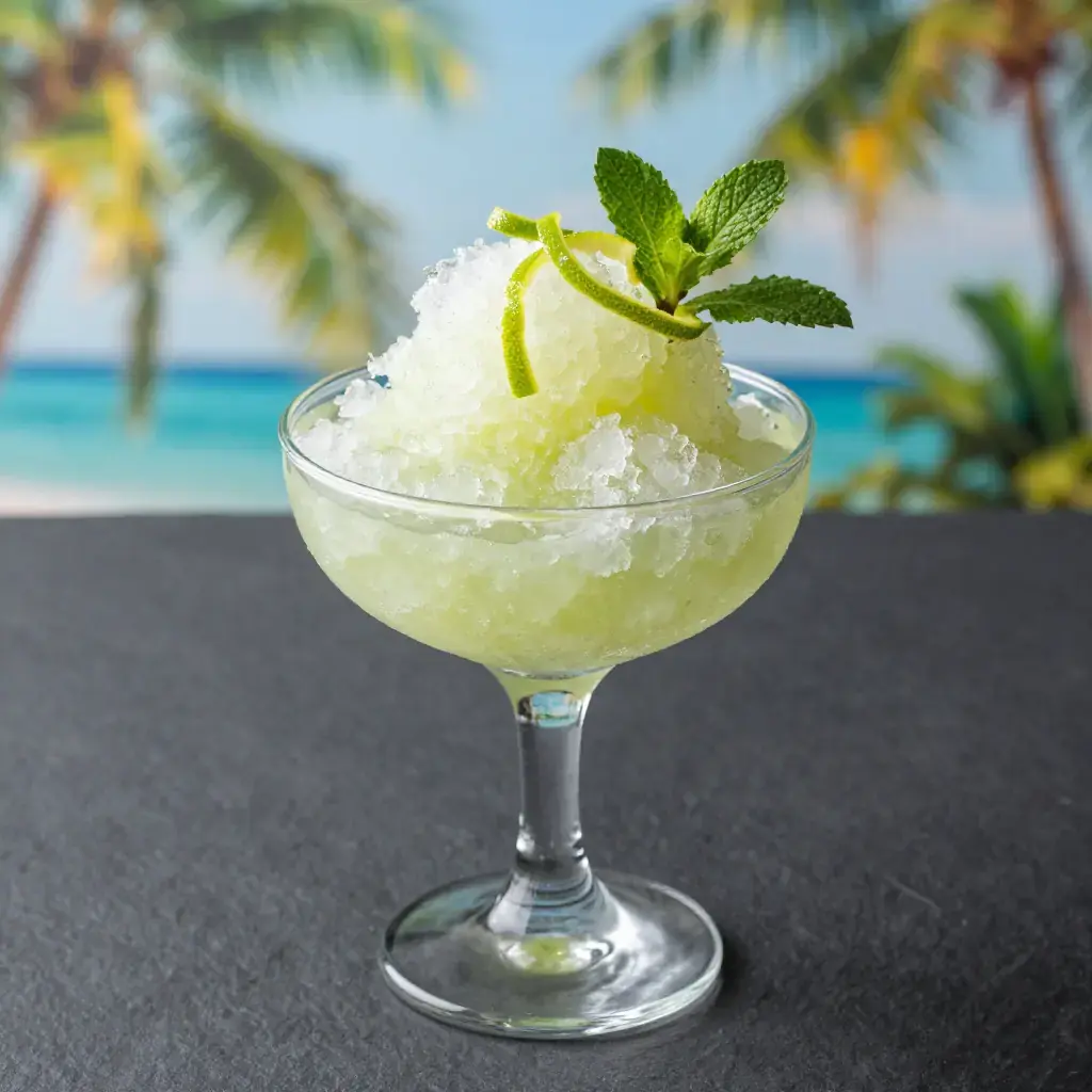Cachaça Sour Granita (Granita de Caipirinha — Brazilian Frozen Caipirinha Granita)