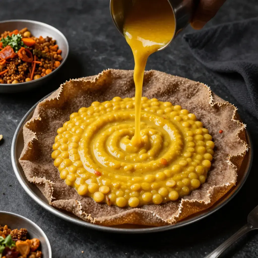 Ye'misir Kik Alicha (የምስር ቅቤ አልቻ — Ethiopian Mild Yellow Lentil Stew with Turmeric)