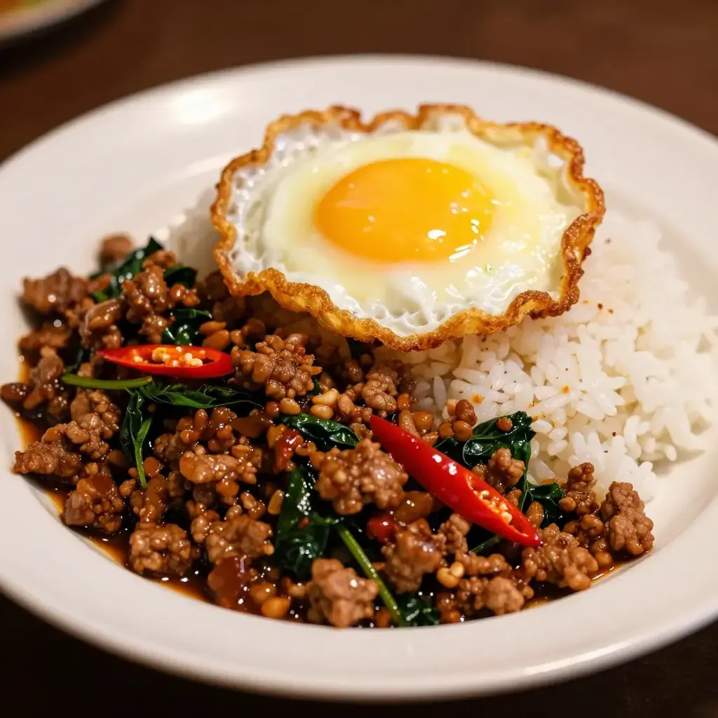 Pad Krapow Mu (ผัดกระเพราหมู — Thai Stir-Fried Holy Basil Pork)