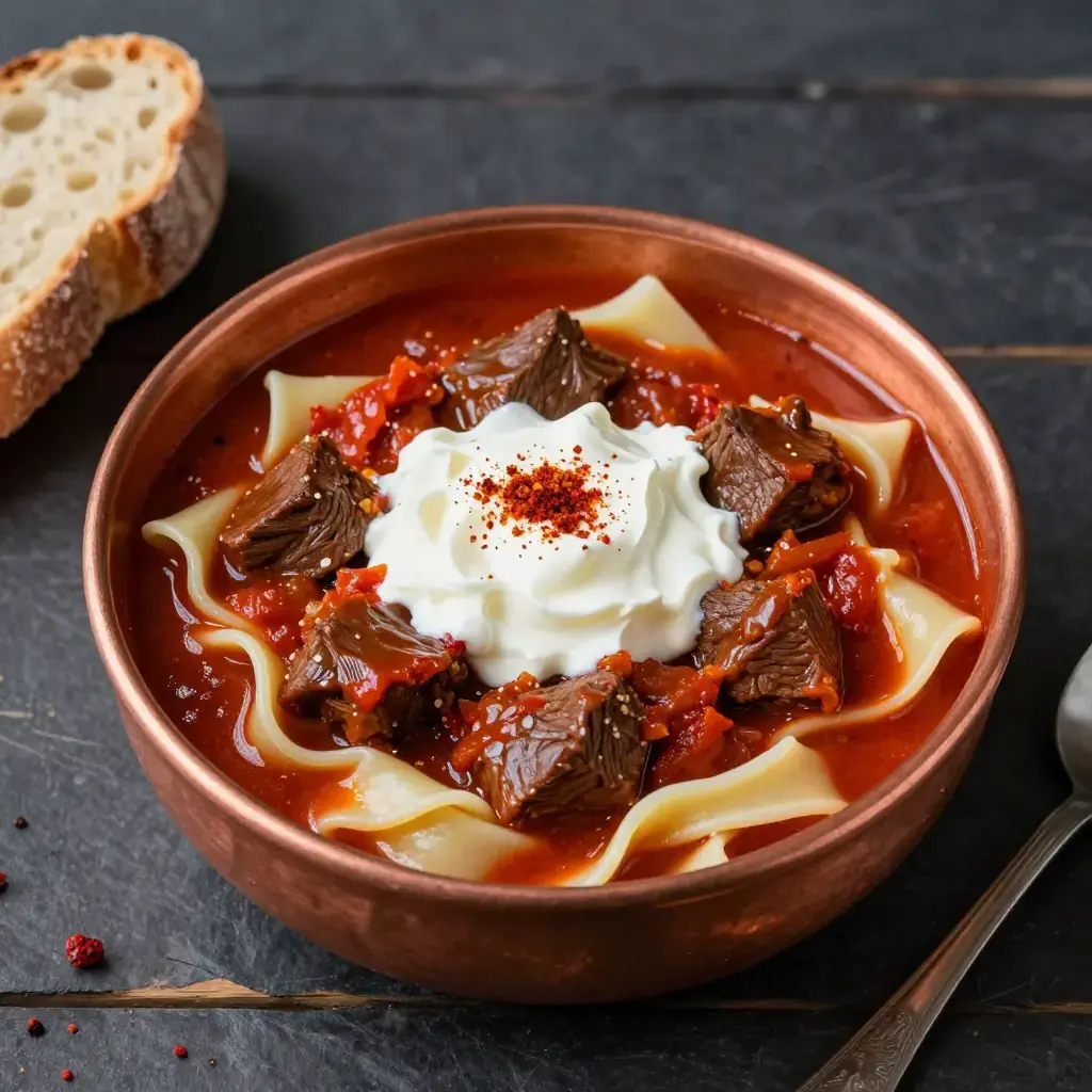 Srpski Gulaš (Serbian Beef and Paprika Goulash)