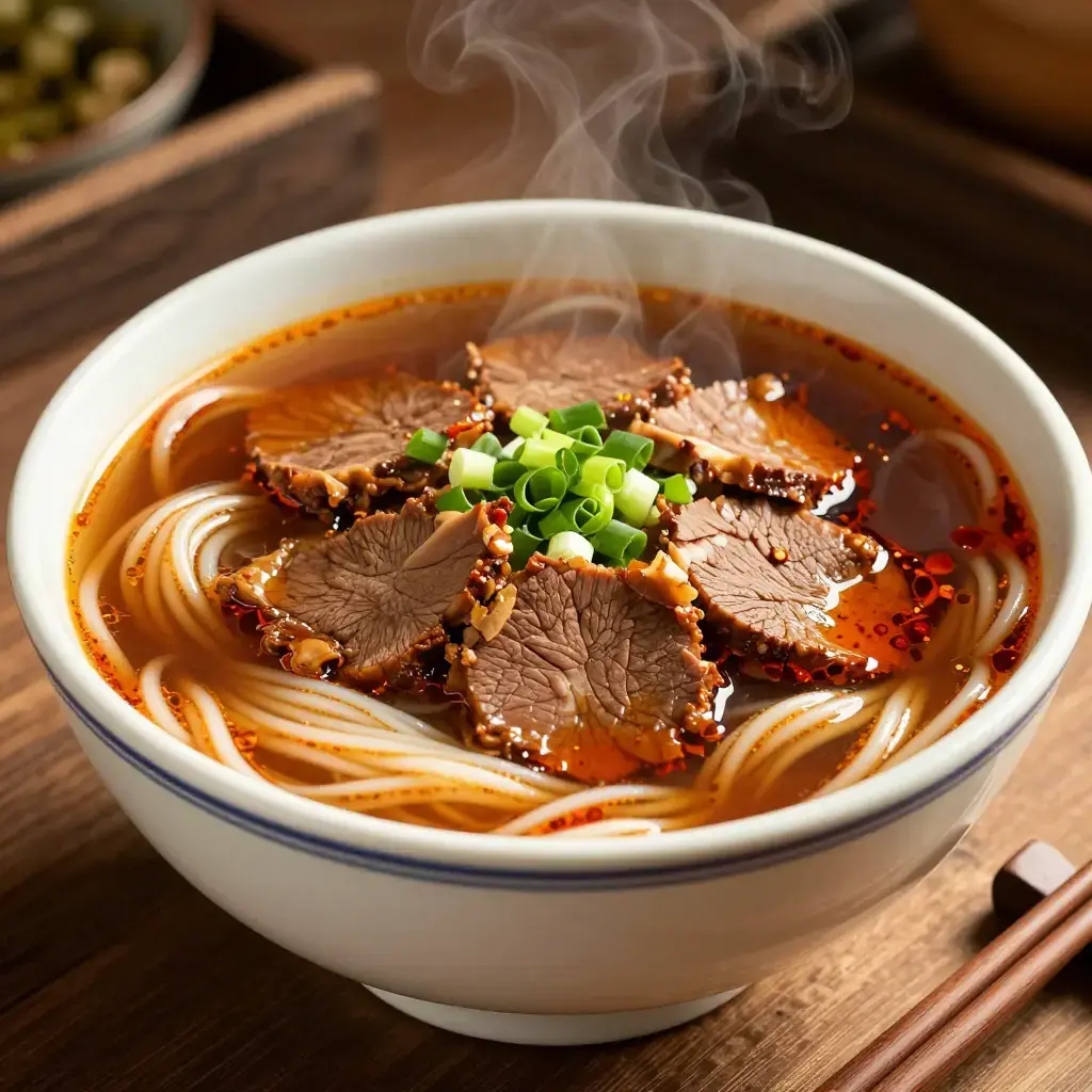 Hunan Changde Mi Fen (常德米粉 — Changde-Style Beef Brisket Rice Noodle Soup)
