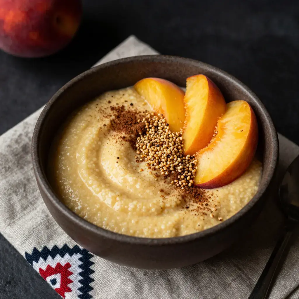 Mazamorra de Quinua con Lúcuma (Peruvian Quinoa Pudding with Lúcuma)