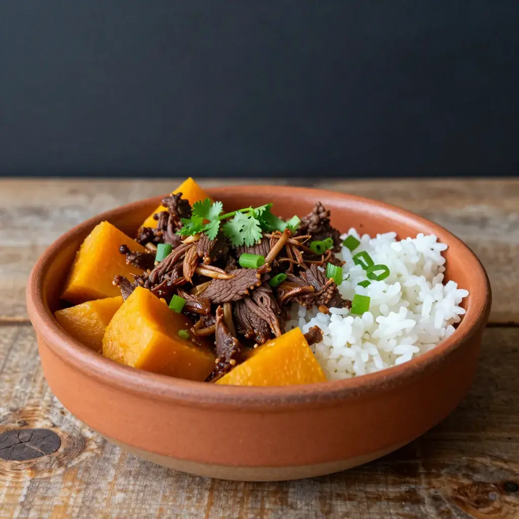 Carne Seca com Abóbora (Brazilian Cured Beef with Butternut Squash)