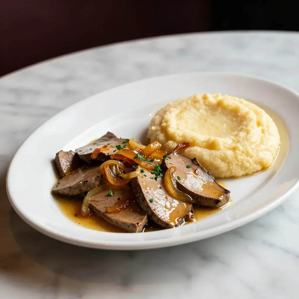 Fegato alla Veneziana (Fegato alla Veneziana — Venetian Calf's Liver with Onions)