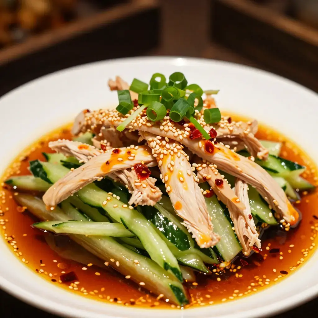 Bang Bang Ji Si (棒棒鸡丝 — Sichuan Cold Shredded Chicken with Sesame Sauce)