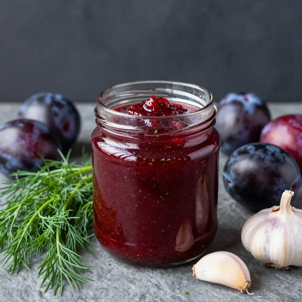 Tkhemali (ტყემალი — Georgian Wild Plum Sauce)