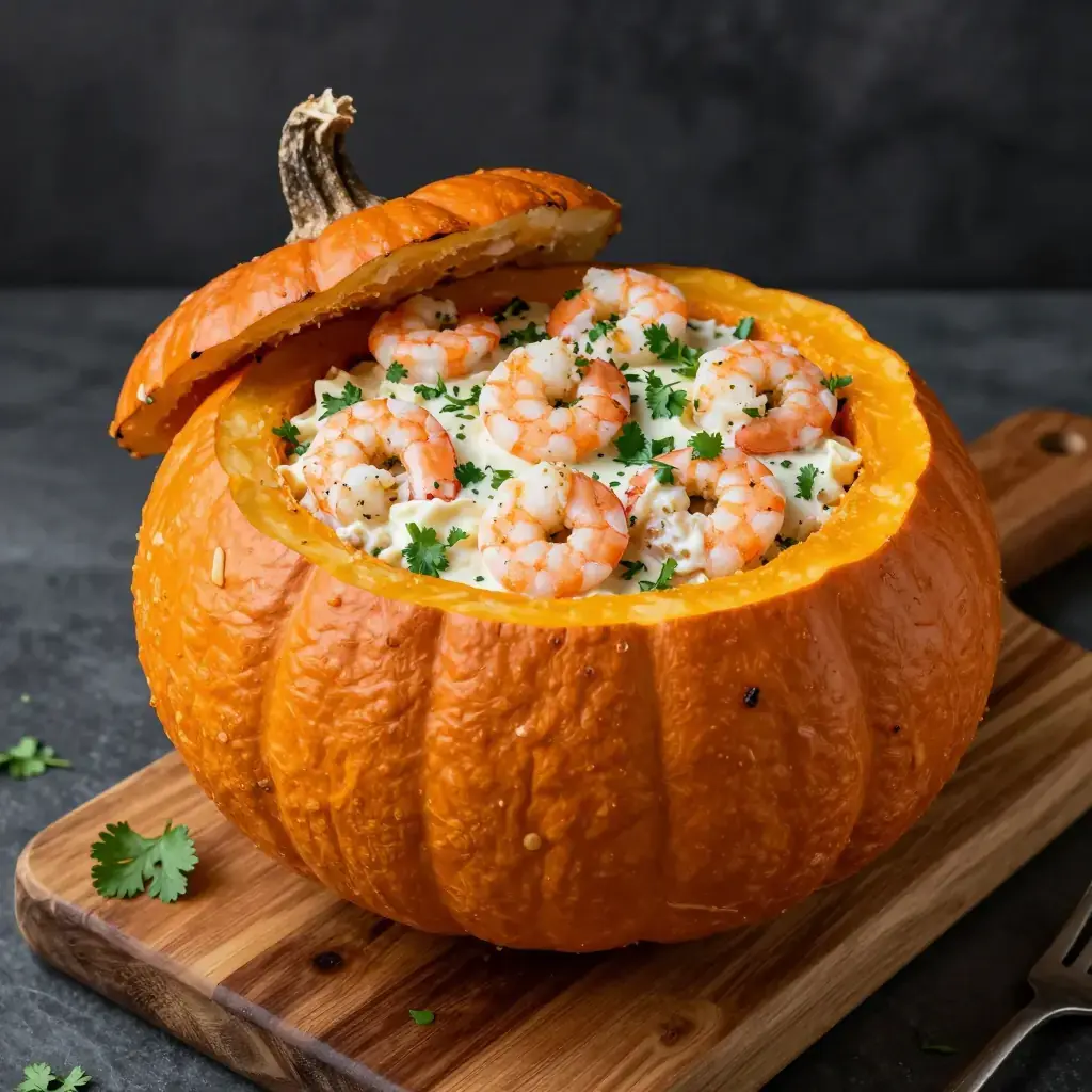 Camarão na Moranga (Brazilian Shrimp in a Pumpkin)