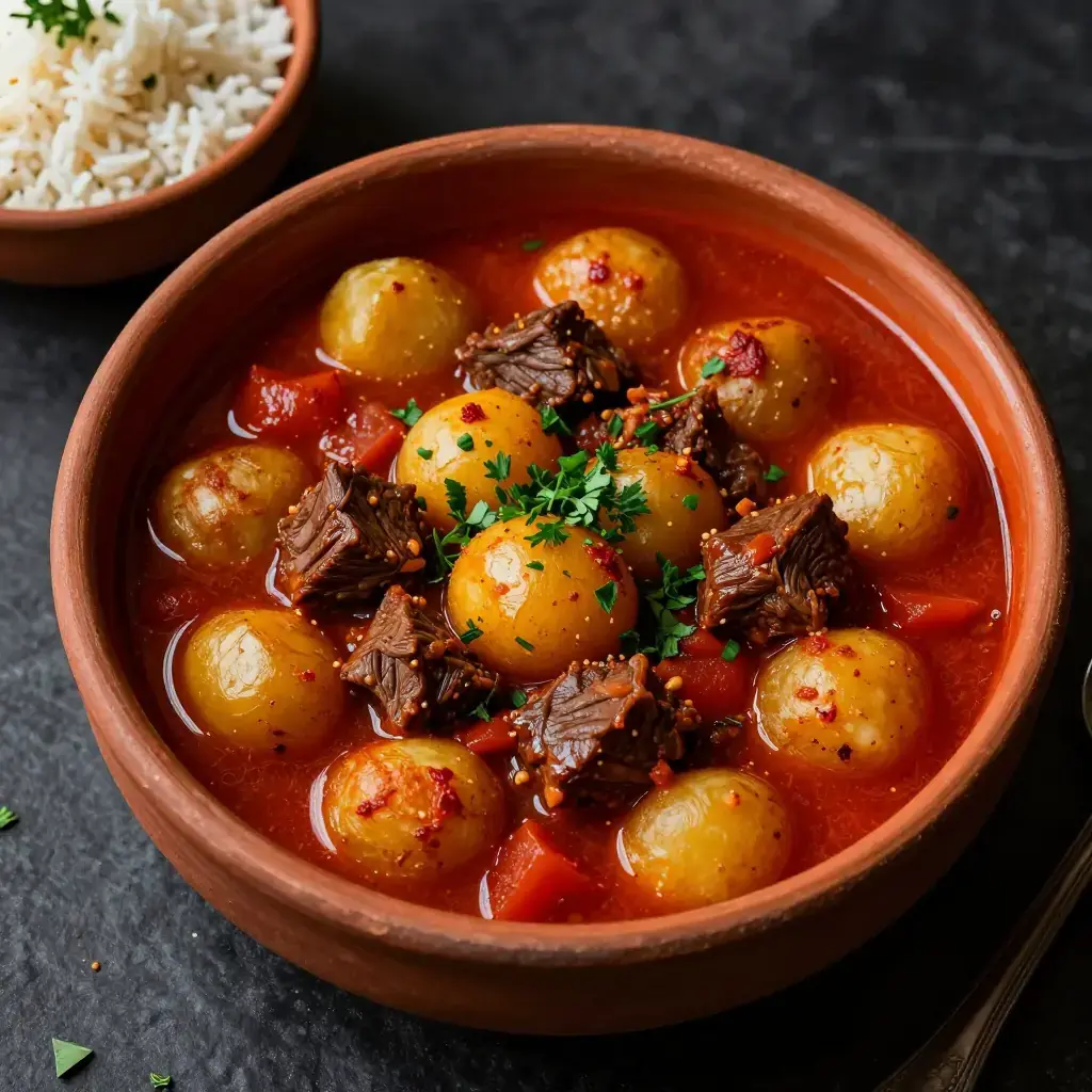 Yakhnet Batata (يخنة البطاطا — Lebanese Potato and Beef Stew)