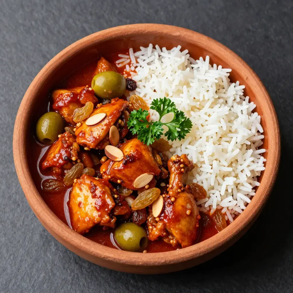 Estofado Yucateco (Yucatecan Chicken Stew with Olives and Capers)