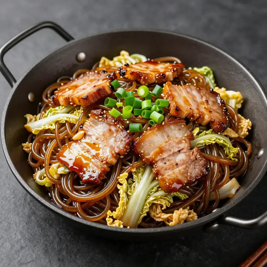 Dongbei Fen Tiao Chao Rou (东北粉条炒肉 — Dongbei Stir-Fried Sweet Potato Noodles with Pork)