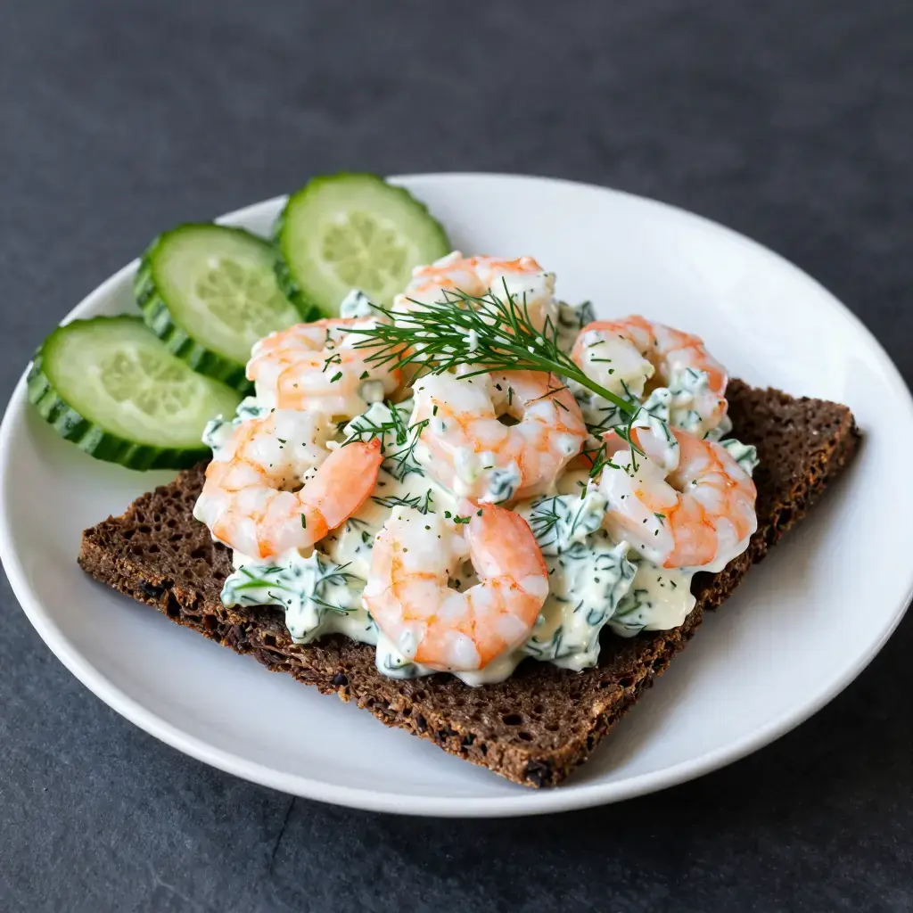 Räksallad (Swedish Prawn and Dill Salad)