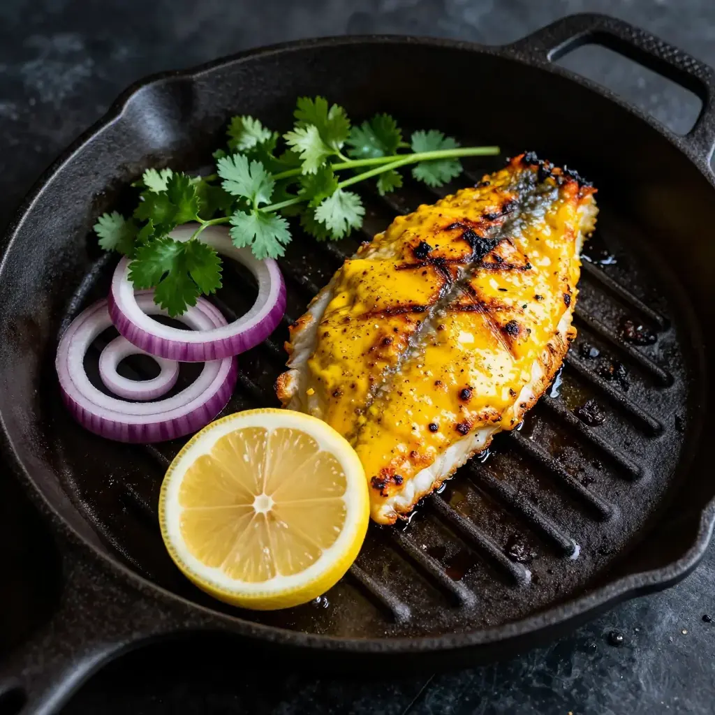 Sarson Wali Machli (सरसों वाली मछली — North Indian Mustard-Marinated Grilled Fish)
