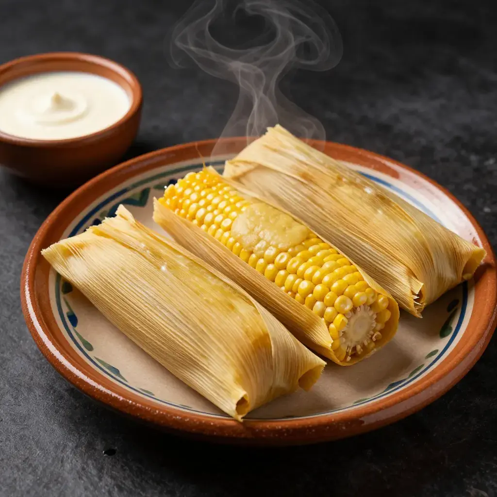 Tamales de Elote (Sweet Fresh Corn Tamales)