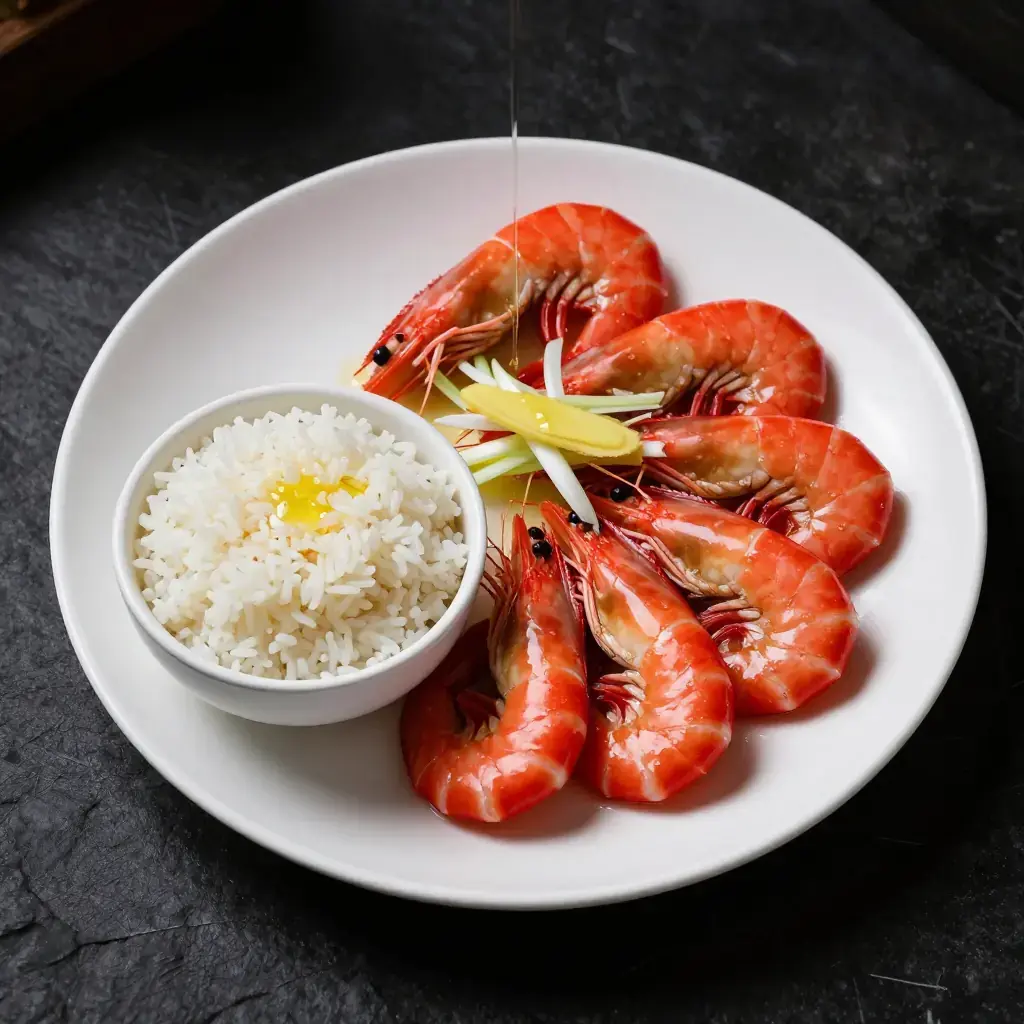 Qing Zheng Xian Xia (清蒸鮮蝦 — Cantonese Steamed Fresh Prawns)