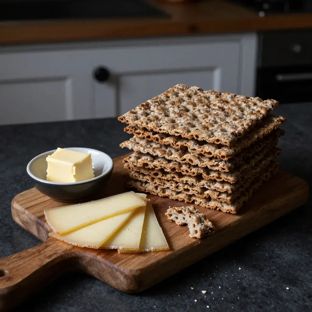 Knäckebröd (Swedish Rye Crispbread)