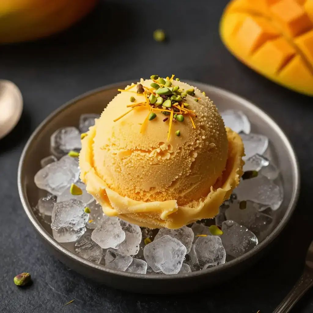 Aam Kulfi (आम कुल्फी — Indian Mango Frozen Cream)