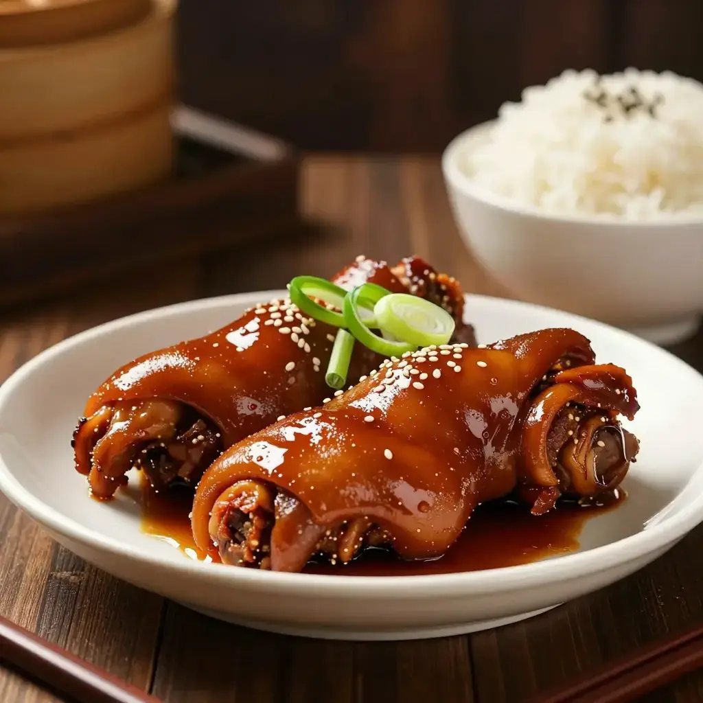 Lu Shui Zhu Shou (滷水豬手 — Cantonese Master Stock Braised Pork Trotters)