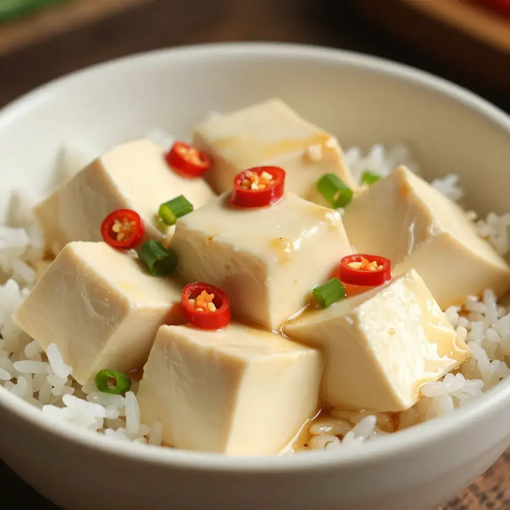 Hunan Qing Chao Nen Dou Fu (湖南清炒嫩豆腐)