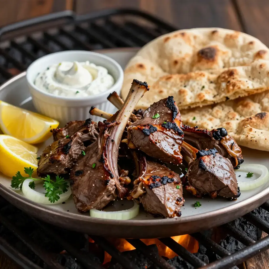Kibda wa Kolwa Mashwiye (كبدة وكلاوي مشوية — Lebanese Grilled Liver and Kidneys)