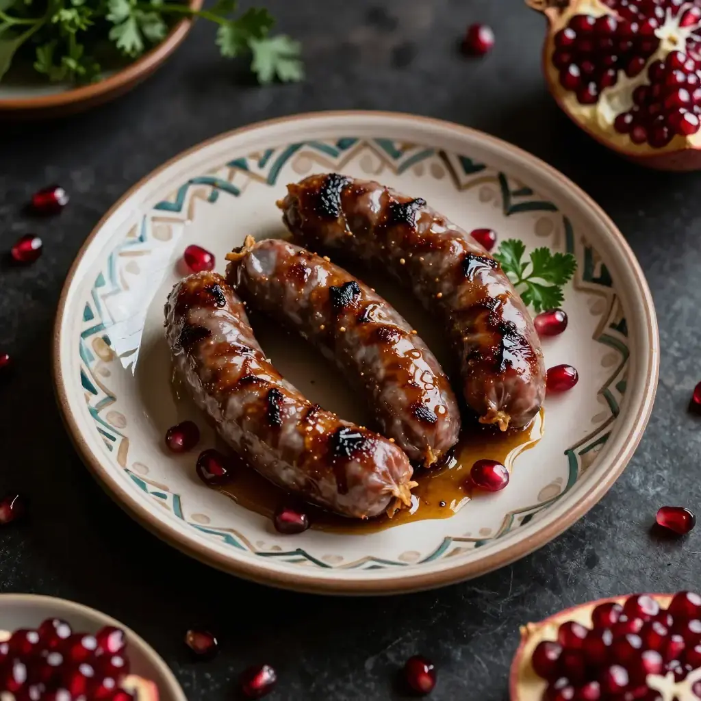 Makanek (مقانق — Lebanese Spiced Lamb Sausages on the Grill)