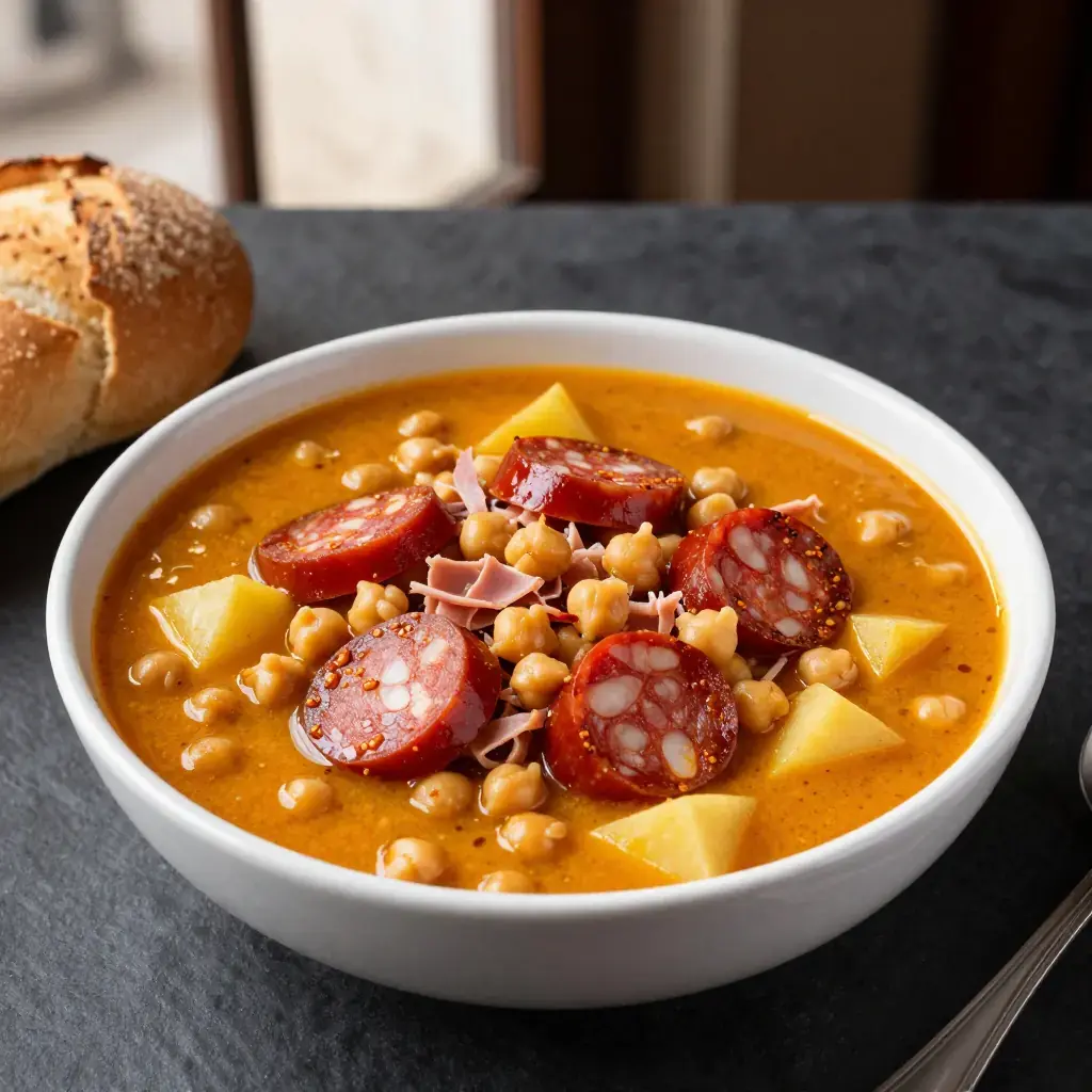 Potaje de Garbanzos Cubano (Cuban Chickpea and Chorizo Stew)