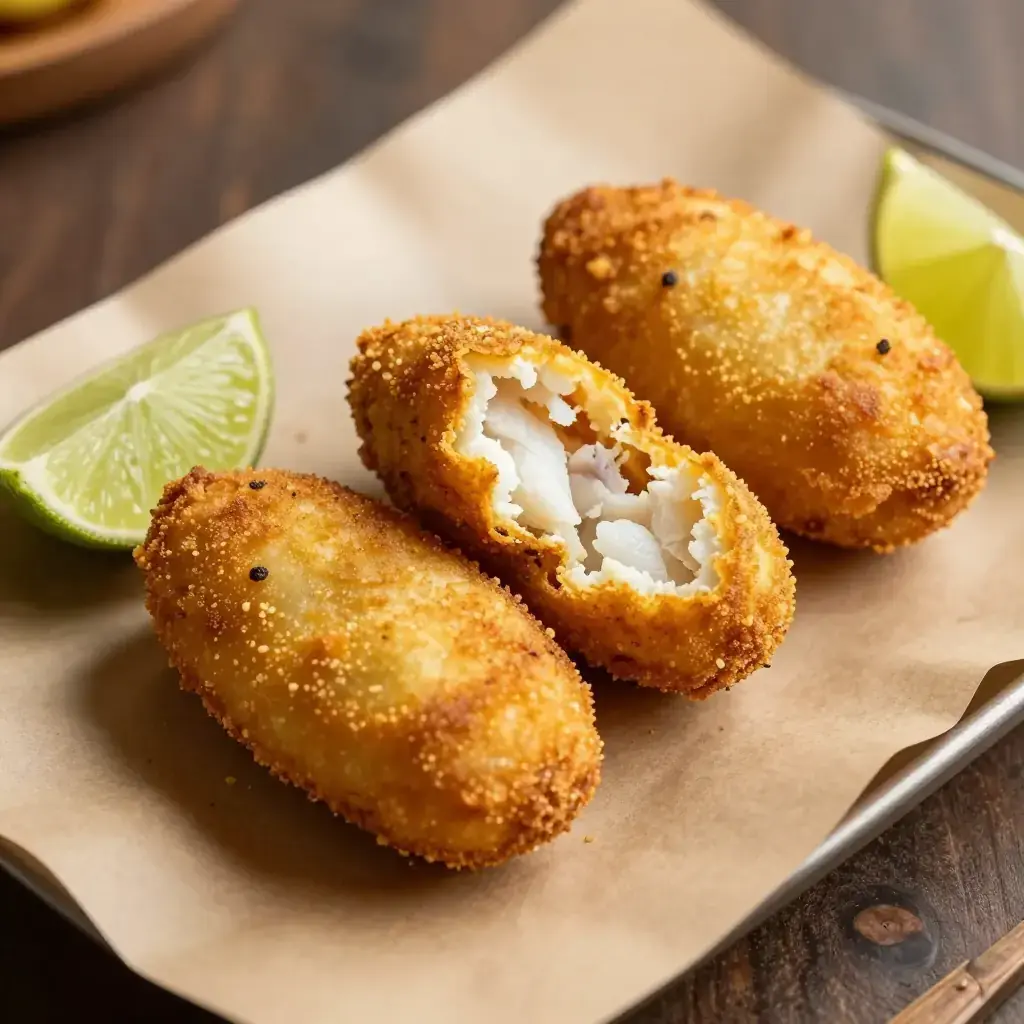 Bolinho de Bacalhau (Bolinhos de Bacalhau Carioca)
