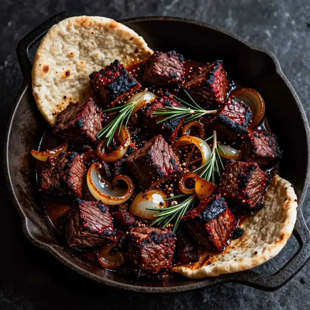 Awaze Tibs (አዋዜ ጥብስ — Ethiopian Grilled Beef in Berbere and Honey Wine Sauce)