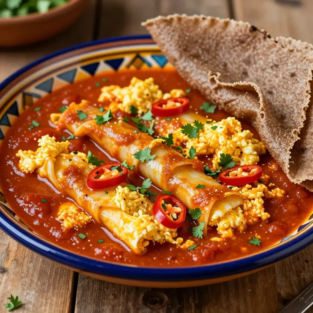 Enkulal Firfir (እንቁላል ፍርፍር — Ethiopian Modern Scrambled Egg Firfir with Berbere and Tomato)