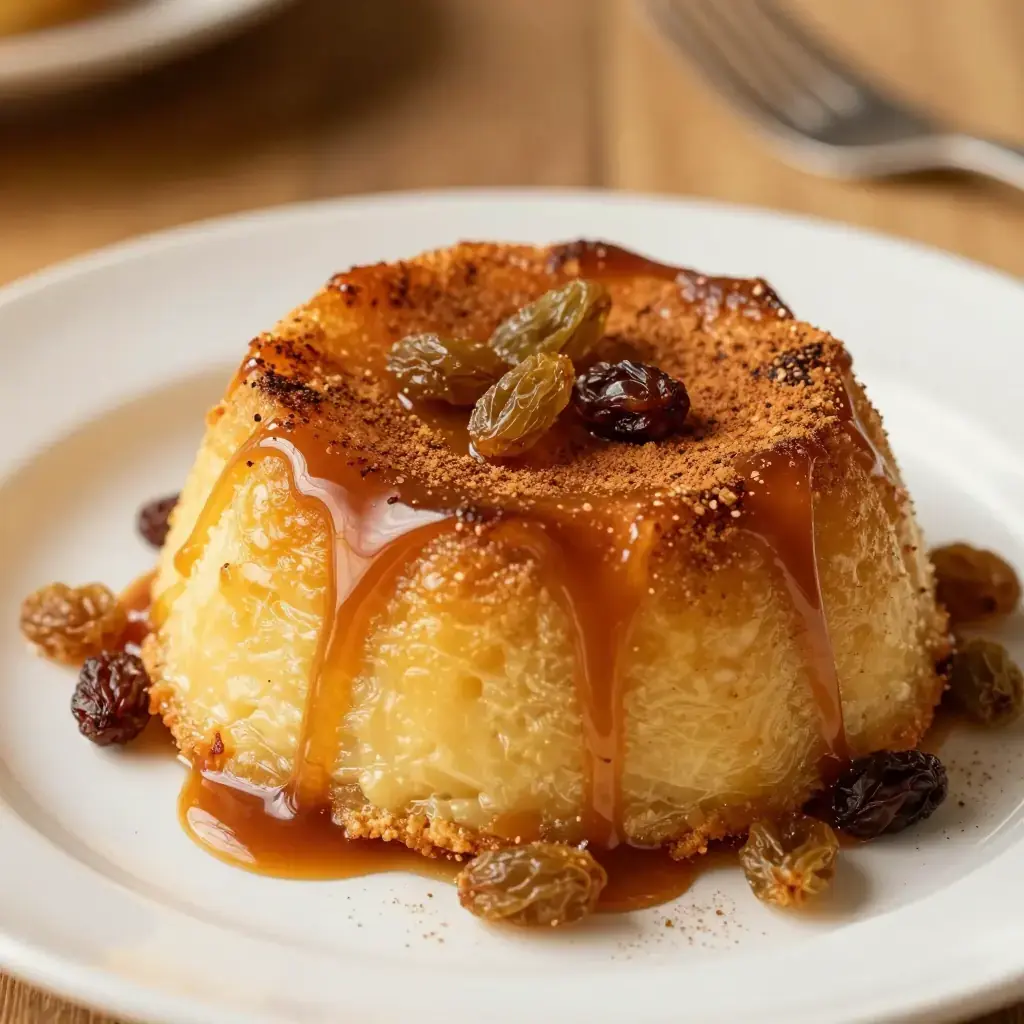 Pudin de Pan Cubano (Cuban Rum Bread Pudding with Caramel)