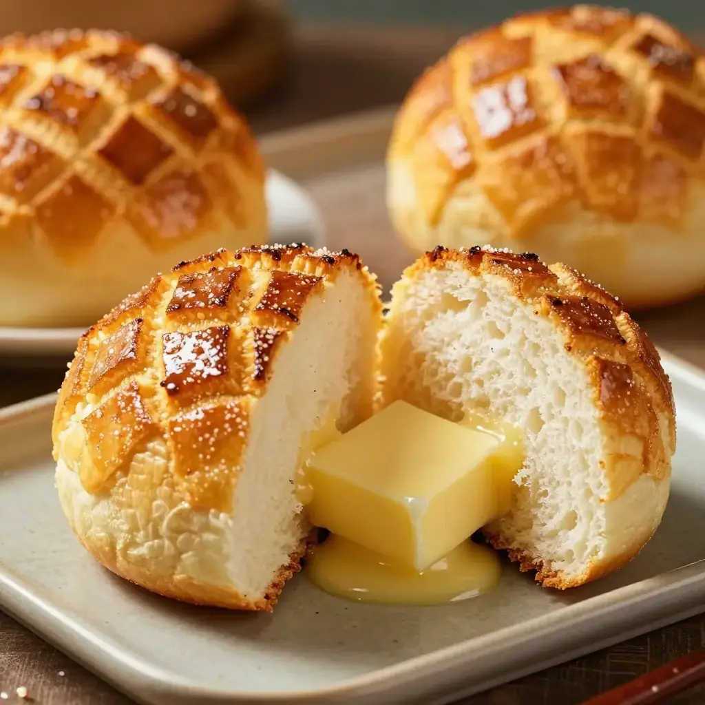 Bolo Bao (菠蘿包 — Hong Kong Pineapple Buns)