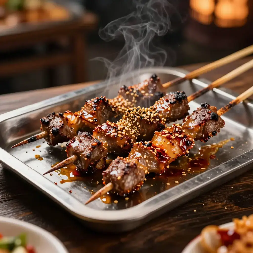 Sichuan Kao Chuan (四川烤串 — Sichuan Spiced Lamb Skewers)