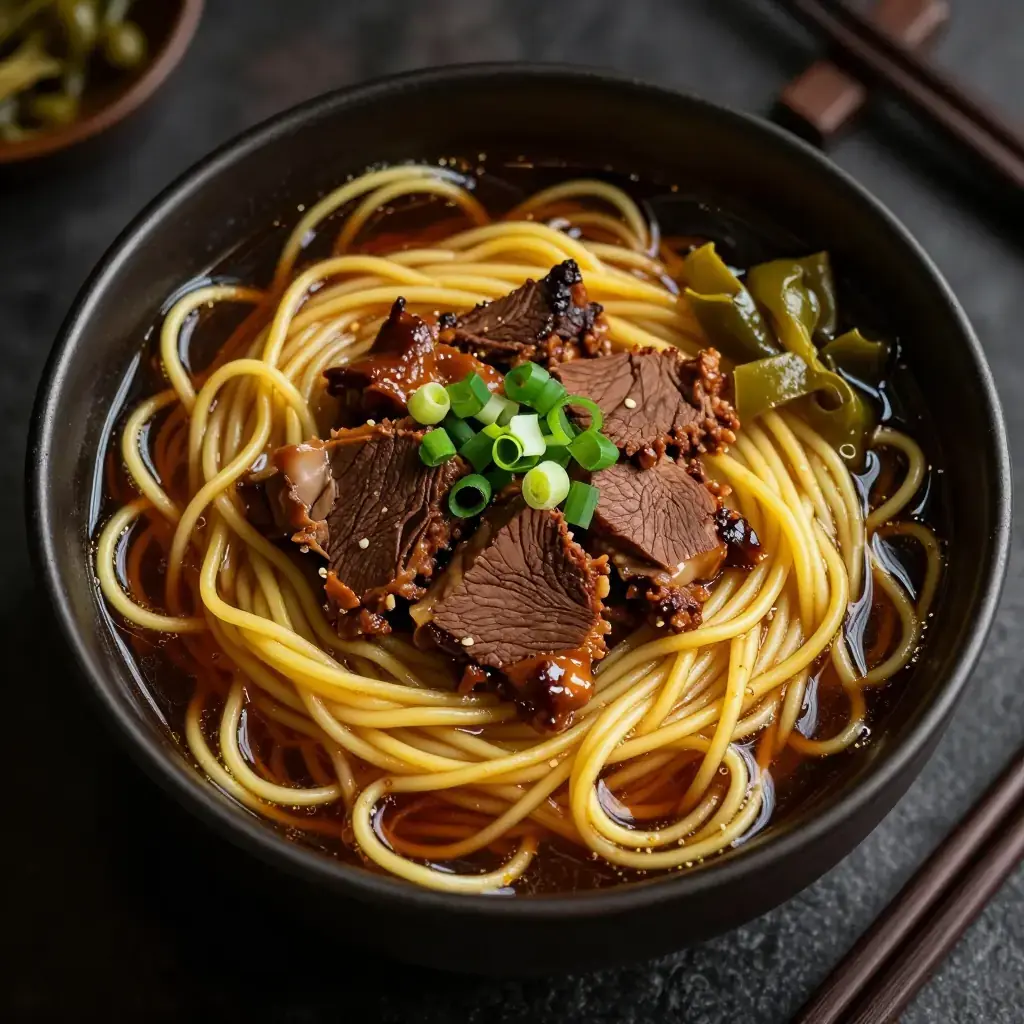 Ngau Lam Mein (牛腩麵 — Cantonese Braised Beef Brisket Noodle Soup)