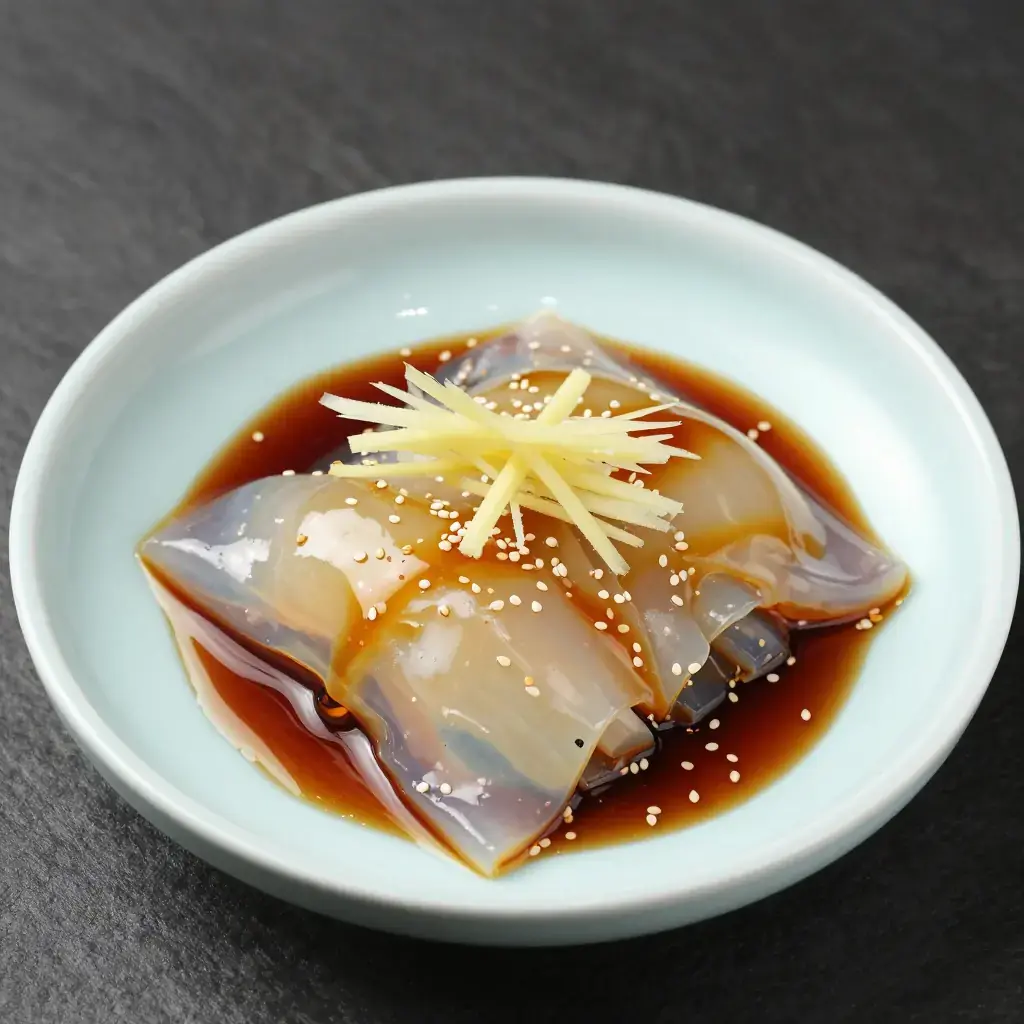 Fujian Liang Ban Hai Zhe Pi (福建凉拌海蜇皮)