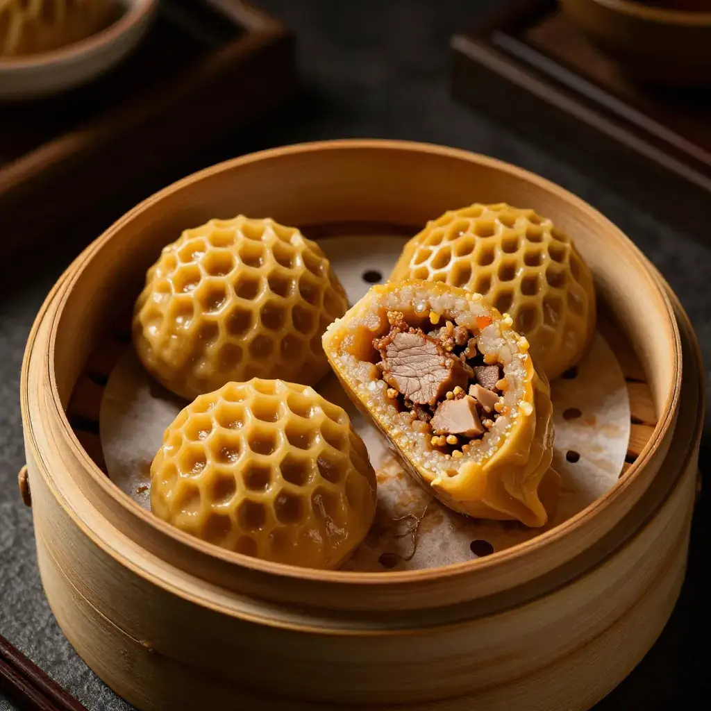 Wu Gok (Taro Dumplings with Pork and Mushroom)