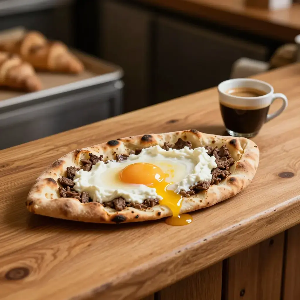 Komplet Lepinja (Комплет Лепиња — Serbian Bread with Dripping and Egg)