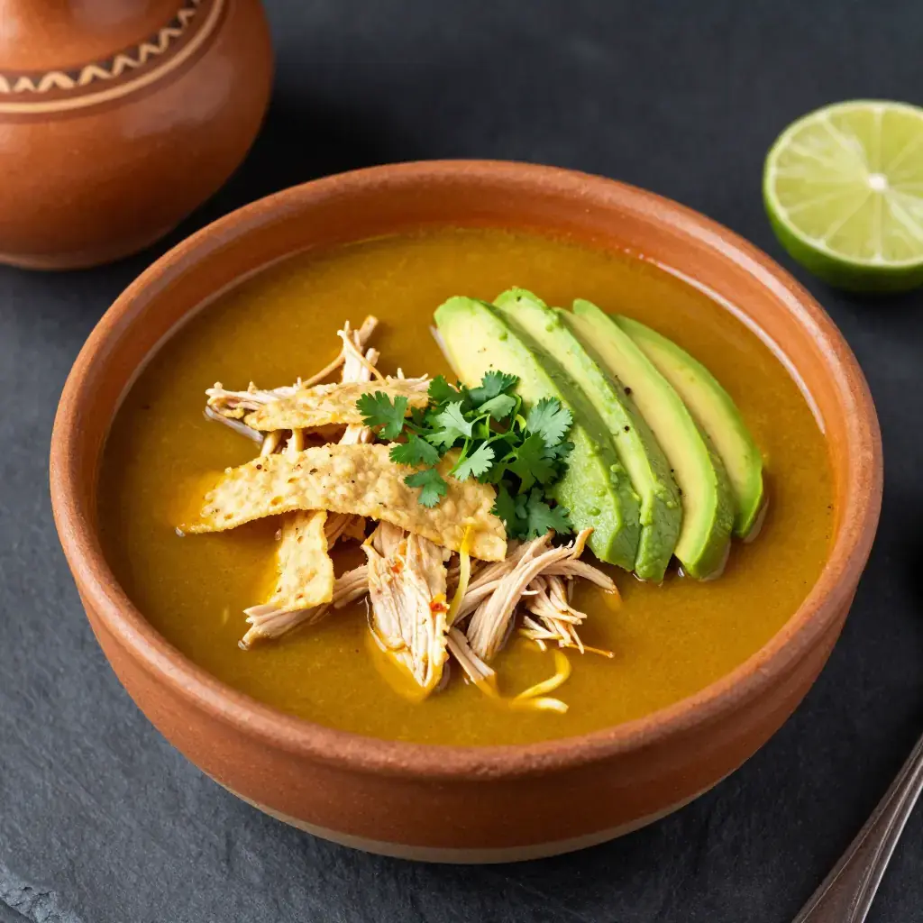 Sopa de Lima Yucateca (Yucatecan Lime Soup)