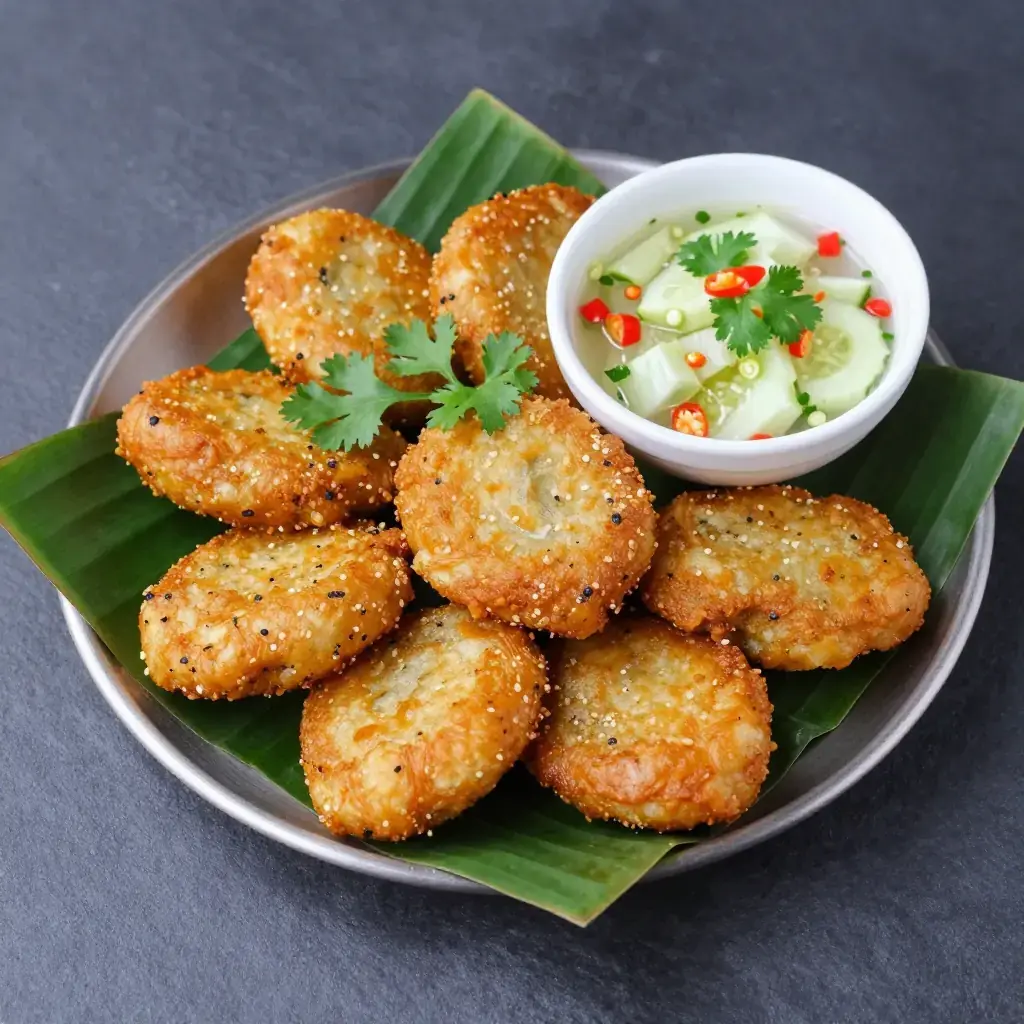 Tod Man Pla Krai (Thai Featherback Fish Cakes)