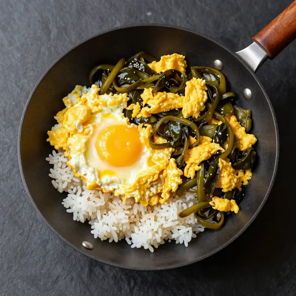Dongbei Chao Xue Li Hong (东北炒雪里红 — Dongbei Stir-Fried Pickled Mustard Greens with Egg)