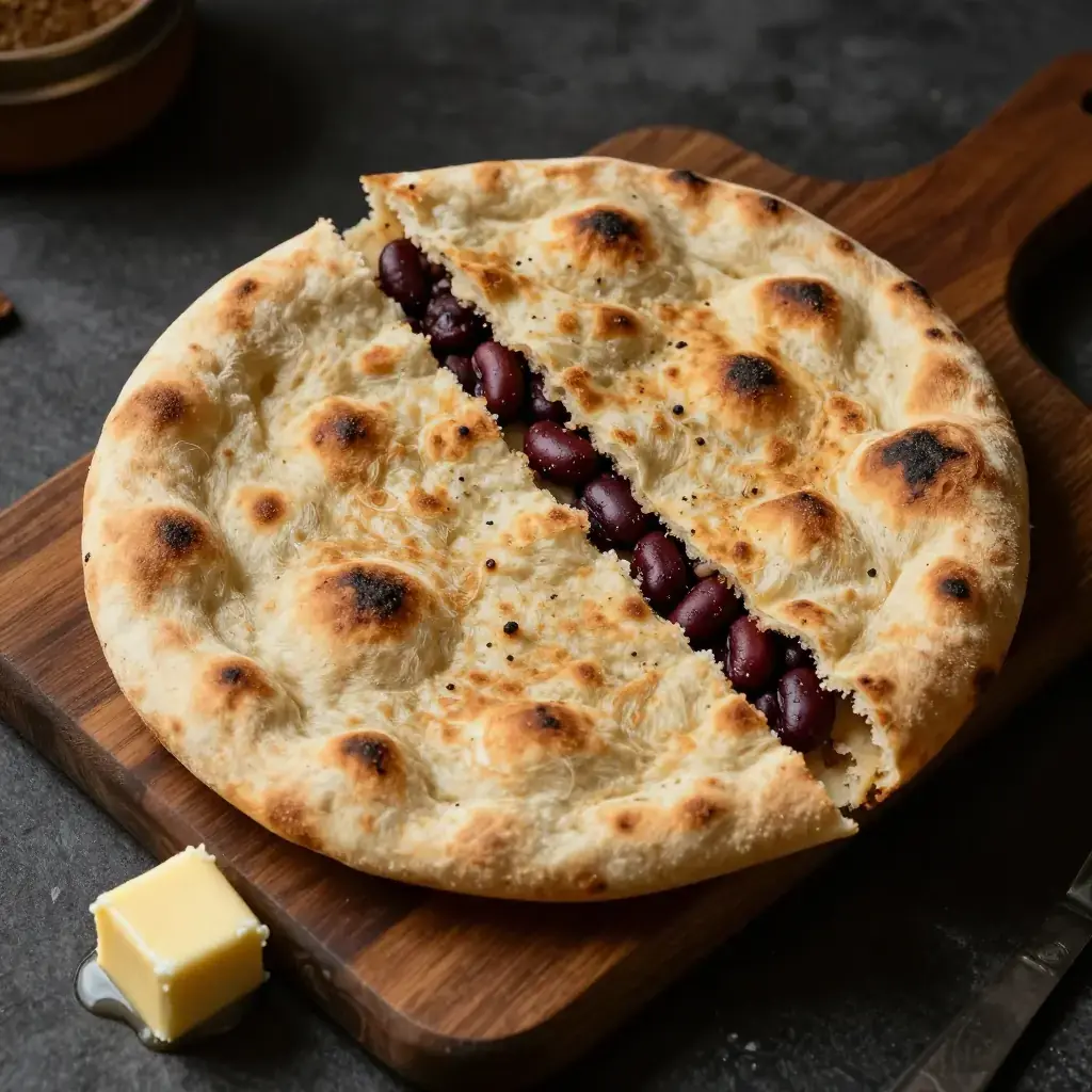 Lobiani (ლობიანი — Georgian Bean-Filled Flatbread)