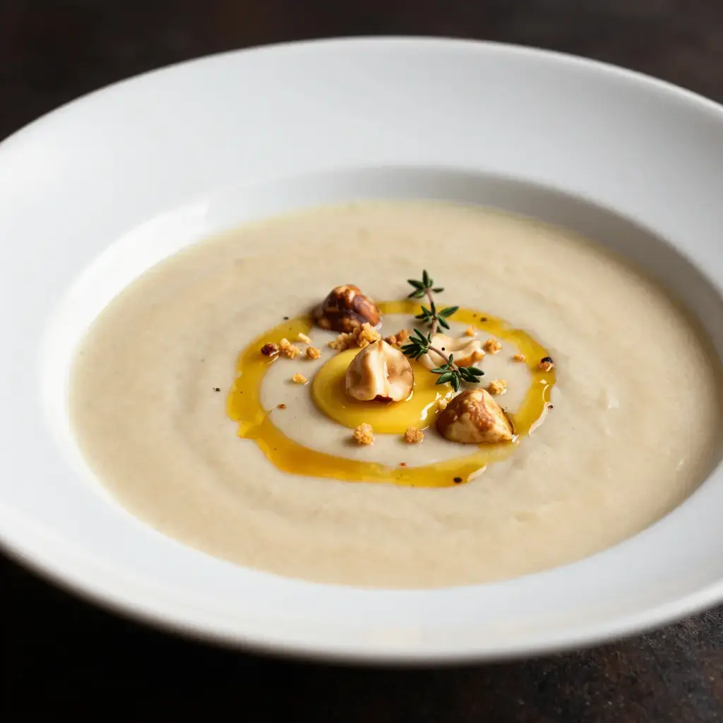 Palsternackssoppa med Brynt Smör (Swedish Parsnip Soup with Brown Butter and Hazelnuts)