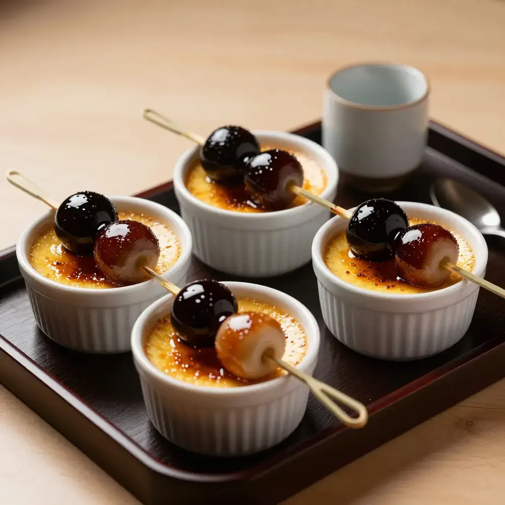 Mitarashi Dango Crème Brûlée (みたらし団子クレームブリュレ)